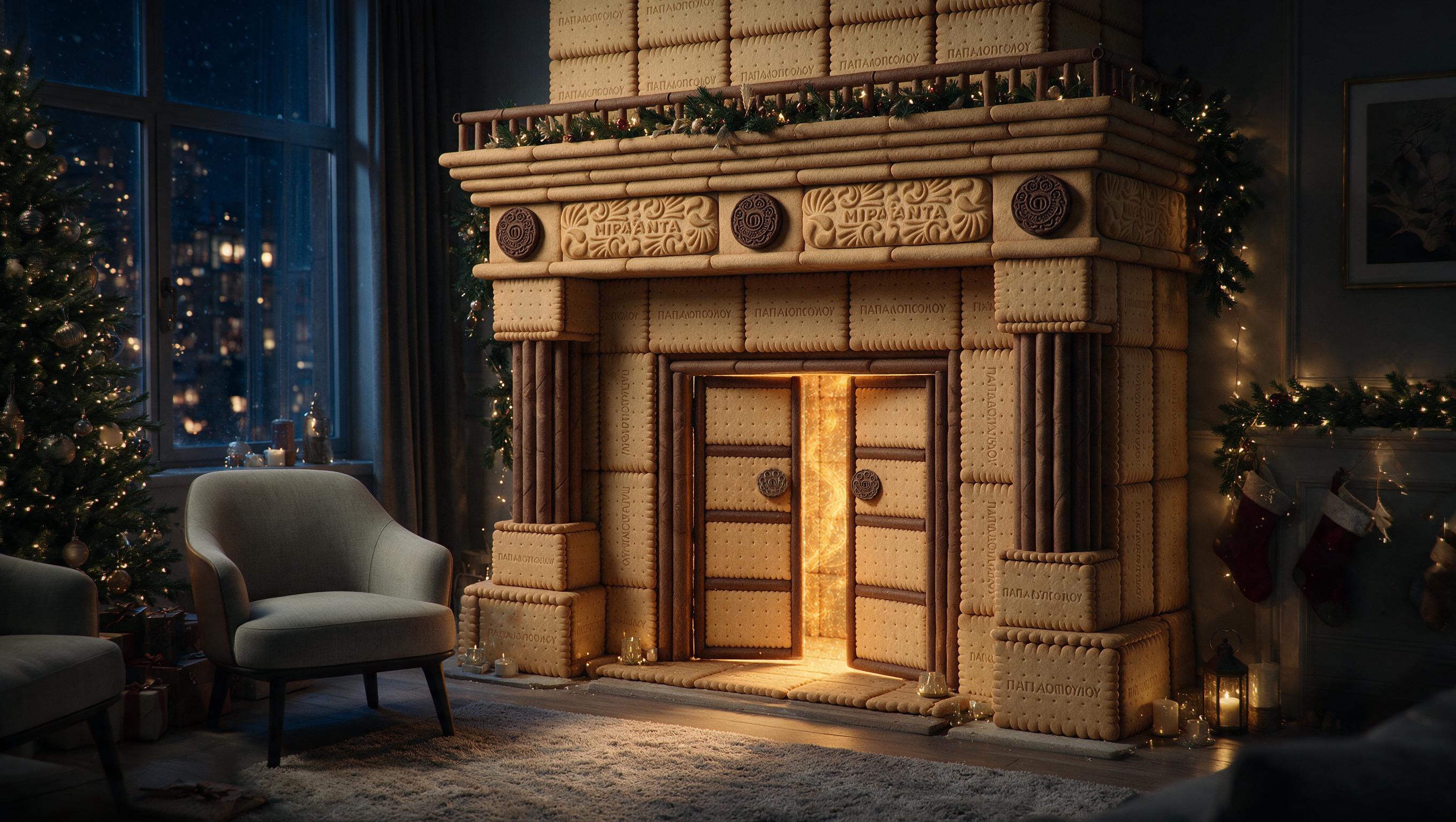 Fireplace A V1 render